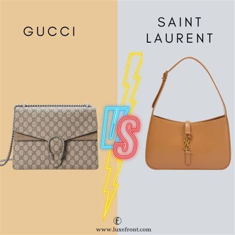 saint laurent vs gucci prices|ysl vs Gucci tote.